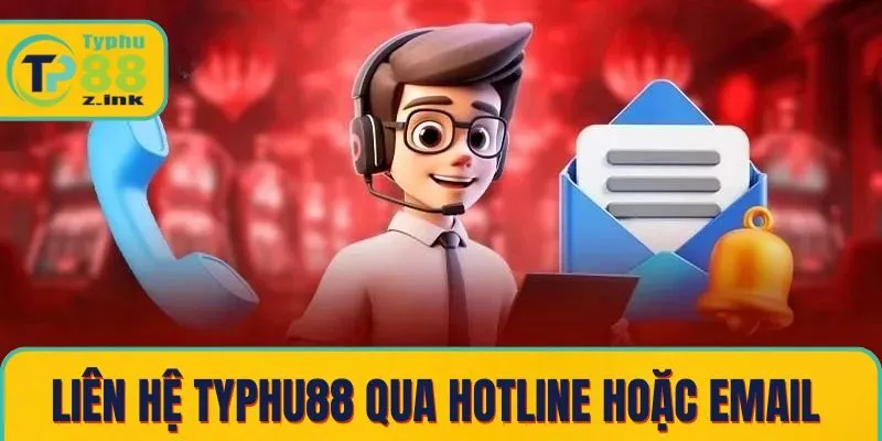 Liên hệ Typhu88 qua hotline hoặc email chính thức